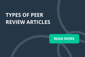 Types of Peer Review Articles